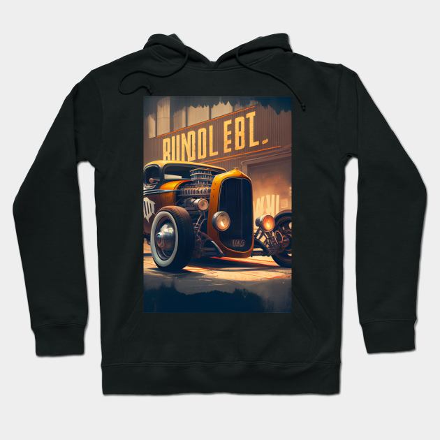 Hot Rod #5 Hoodie by MarkColeImaging